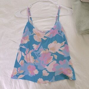 floral tank top